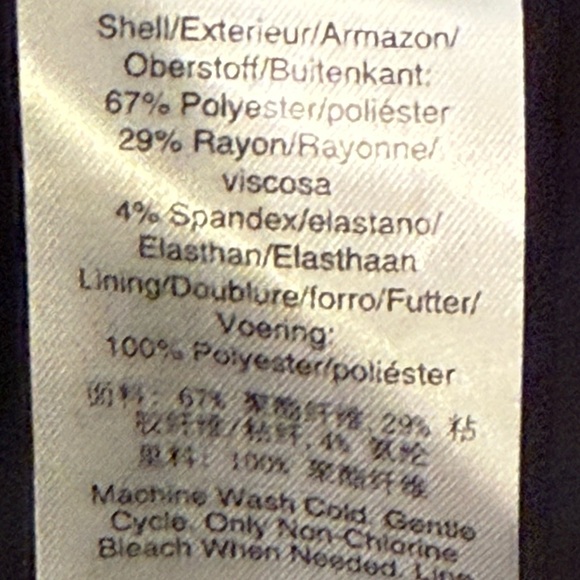 Donna Karan Navy Checkered Midi Dress - Picture 3 of 4